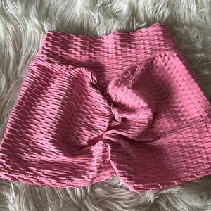 Booty scrunch workout shorts